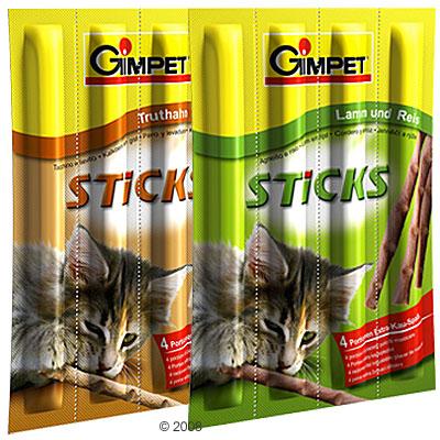 gimpet sticks     3 x 4 kalkoen en gist