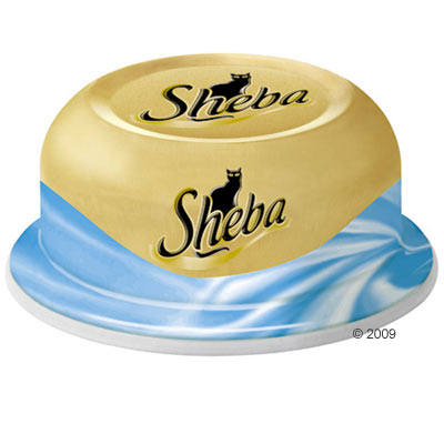 sheba fijne filets & pasteien 6 x 80 g     eend    kippenborstfilets