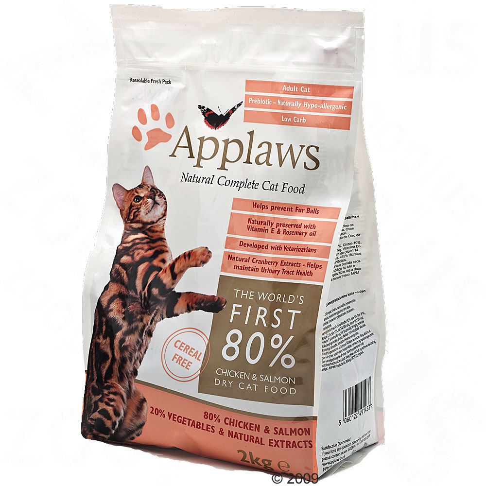 applaws kip & zalm kattenvoer     2 kg