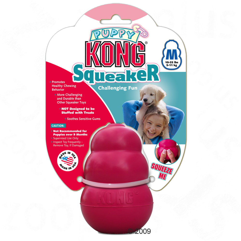 kong puppy squeaker     small