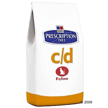 hillŽs prescription diet feline   c/d kip   rijst     5 kg