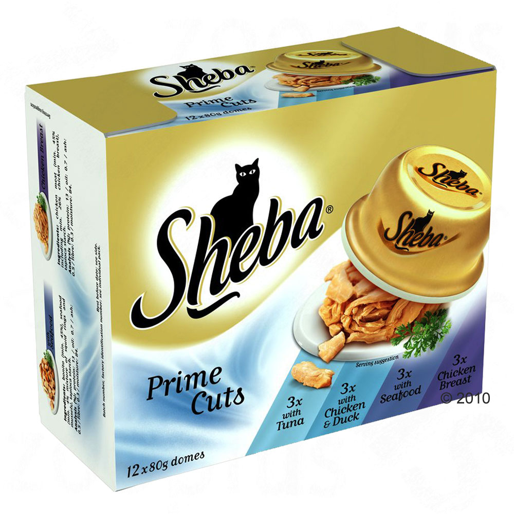 Sheba prime cuts multipak 12 x 80 g     prime cuts van kantoor artikelen tip.