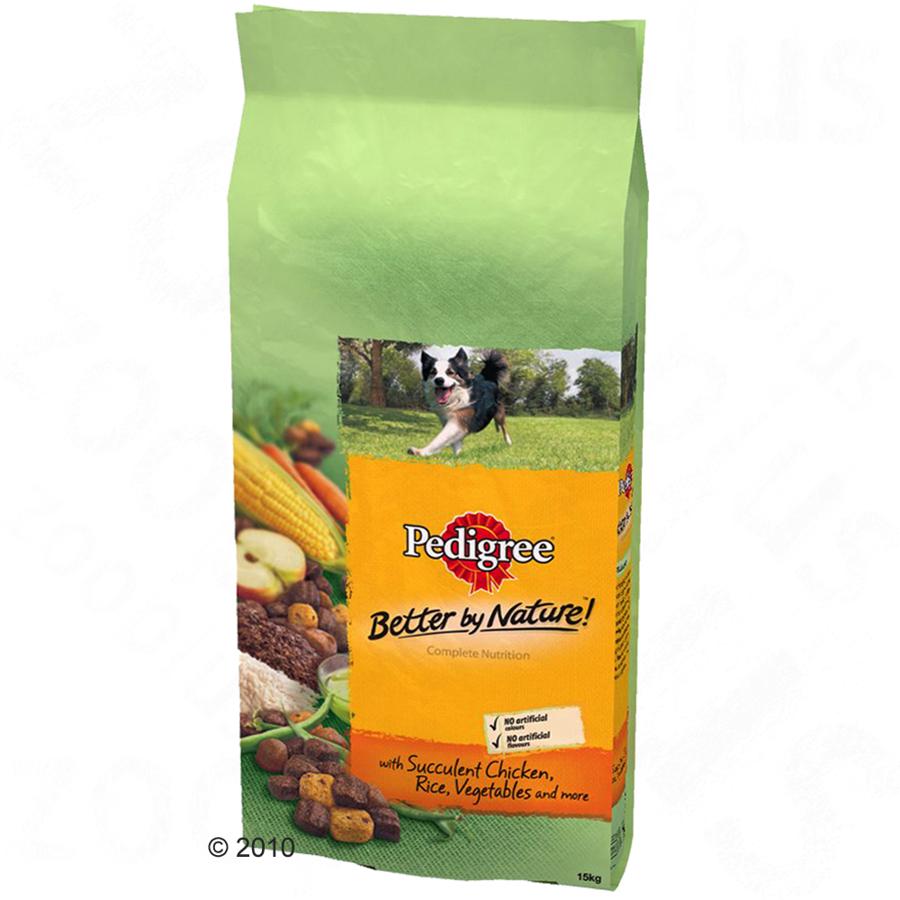 pedigree better by nature adult kip     15 kg