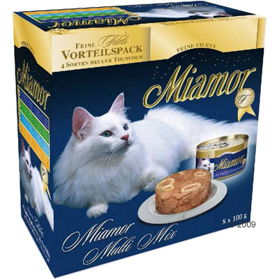 multipak miamor fijne filets 8 x 100 g     tonijnspecialiteiten