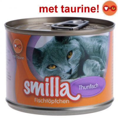 Smilla vispannetje 6 x 185 g     tonijn met sardientjes van kantoor artikelen tip.