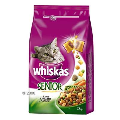 Whiskas senior 2 kg      2 kg van kantoor artikelen tip.