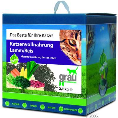 grau volwaardig kattenvoer lam & rijst     1 kg