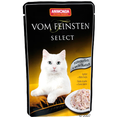 animonda vom feinsten select 6 x 85 g     kippenfilet & dorade