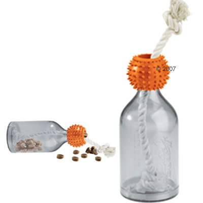 Hunter hondenspeelgoed snack bottle     21 cm lang van kantoor artikelen tip.