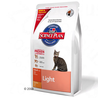 Hill's feline adult light kip     dubbelpak 2 x 10 kg van kantoor artikelen tip.