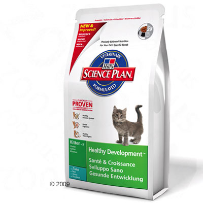 Hill's feline kitten tonijn      2 kg van kantoor artikelen tip.