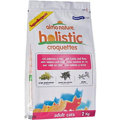 Almo nature holistic zalm & rijst     2 kg van kantoor artikelen tip.