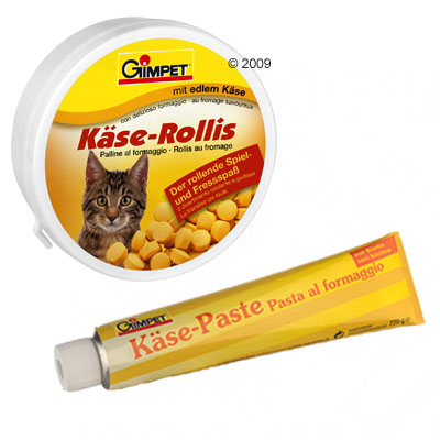 gimpet kaas set     50 g kaas pasta   400 stuk kaas rollis