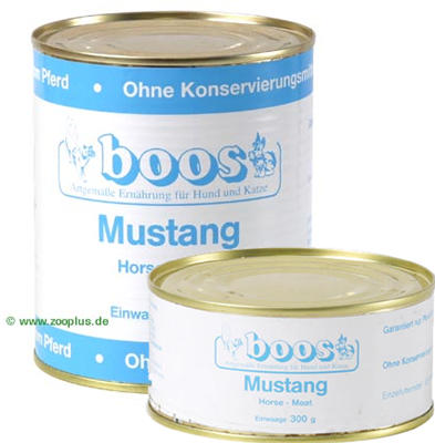 Boos uitsluitingsdieet     mustang paardenvlees 6 x 300 g van kantoor artikelen tip.