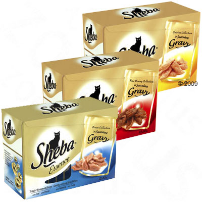 Sheba essence multipack 12 x 85 g     cuisine selection vlees vis van kantoor artikelen tip.