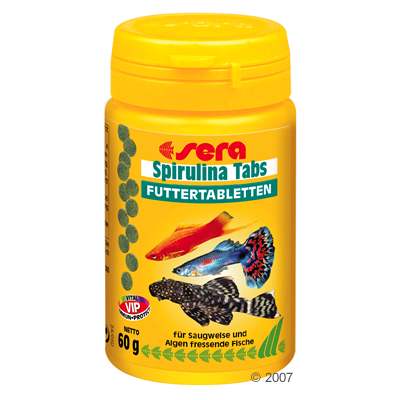 Sera spirulina voertabletten      100 tabletten van kantoor artikelen tip.