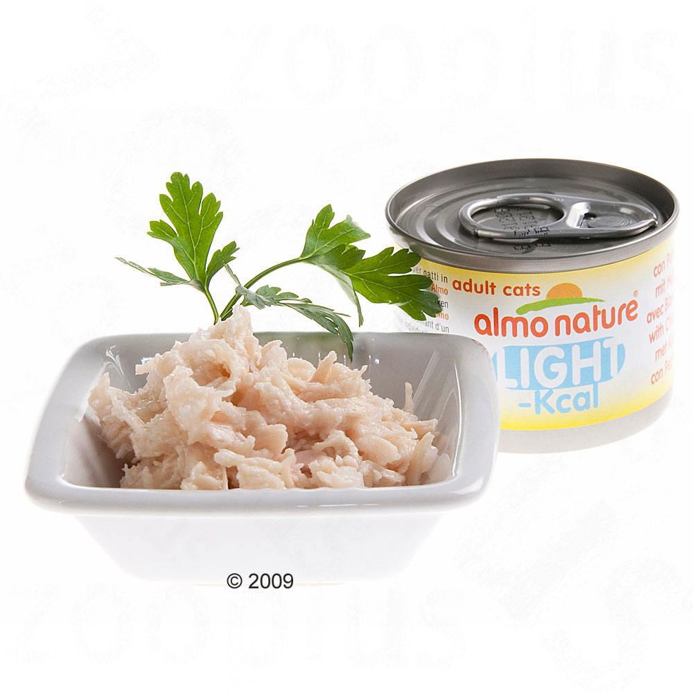 almo nature light 6 x 50 g     bonito tonijn